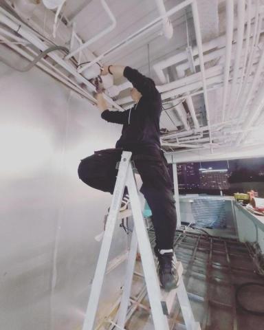 鈺欣霆實業有限公司 - 拉線施工