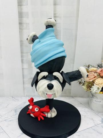 莊雅喬 - PME 5 star sugar artist作品-Sculpted cake反重力翻糖蛋糕