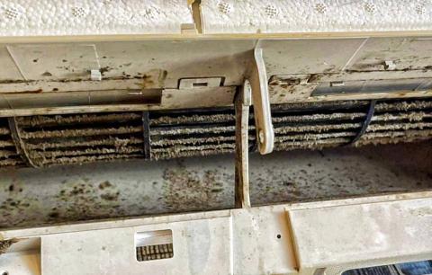 陳品洋 - 嚴重發霉的機體，吹出來的氣體您能安心嗎?