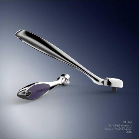 Avo Li - The "Streamliner" ratchet wrench features a sleek, ergonomic design, reducing bulk and enhancing comfort and efficiency.