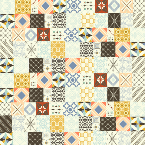 wenchun pai - 幾何磁磚