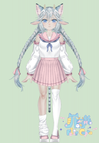 米七嚕（mi7ru） - Vtuber設計與建模，logo設計