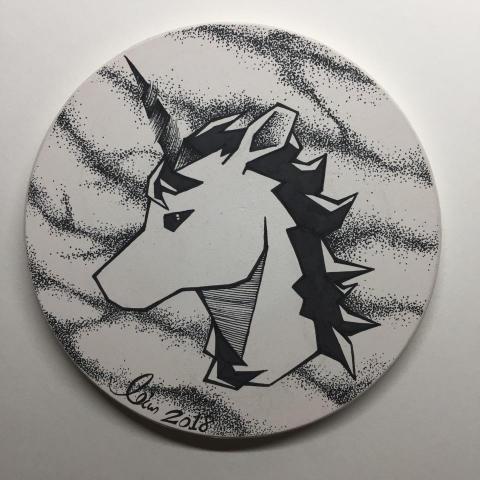 吳淳蓁 - 純手繪設計杯墊