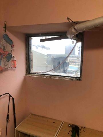 全能小幫手😊 - 颱風刮裂玻璃 修復前 全能小幫手😊 - 颱風刮裂玻璃 修復前