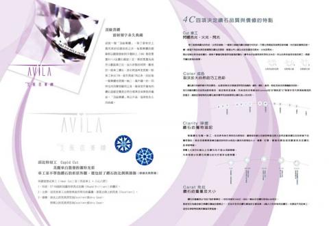 睿知工作室 - 艾微拉菁鑽珠寶飾品期刊型錄
設計、排版、印刷