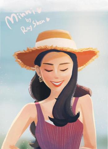 插畫師大魚 Ray Shen - 客製似顏繪