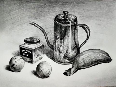 優優(yoyo) - 《黑白/鉛筆素描》