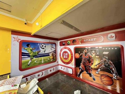 Shelby 廣告印刷 - 室內牆帆布設計（含施工製作）