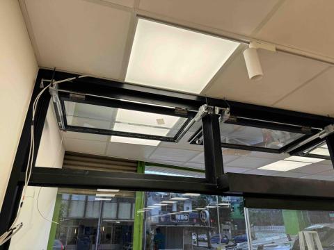 廷奕消防機電工程行 - 消防推窗 推桿配線.安裝