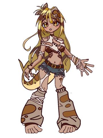 魴噠Manta - Q圖人物設計（只有單面）