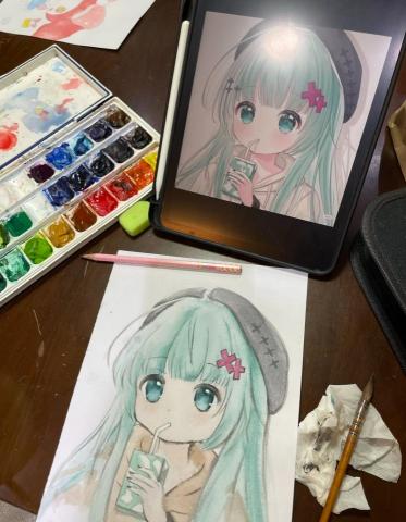 Molly Chang - 卡漫人物課程示範