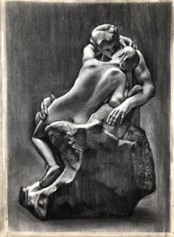 Molly Chang - 炭筆素描練習