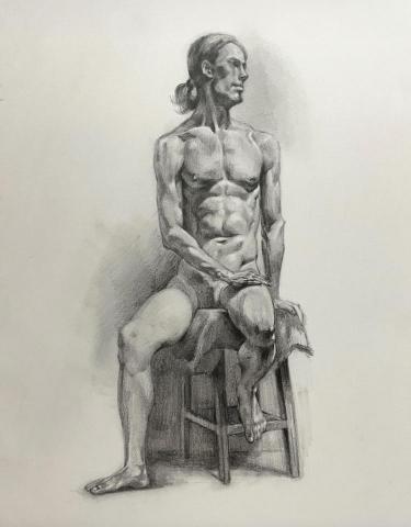 Molly Chang - 人物素描練習