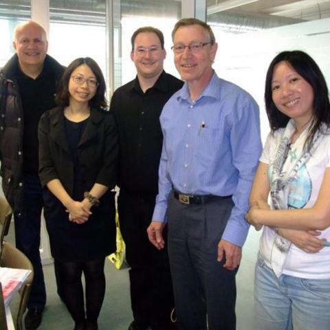 Rachel Chang - 2012年拜訪瑞士設計公司會後留影