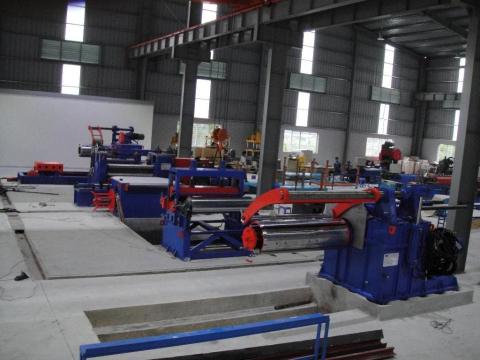 Sigma-Tek Studio/希格瑪設計+技術+製造承作 - 自動鋼卷分條機產線 (設計＋製造＋國外安裝＋試俥＋操作＋保養訓練)