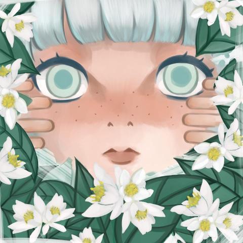 陳君媺 - 公老坪柑橘節合作繪本封面設計