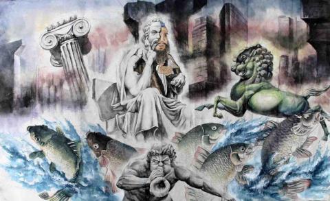 高瑞廷 - 老師本人高中作品