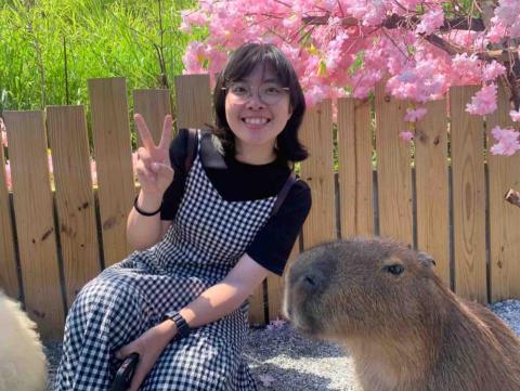 提供寄送機車服務的專家Sandy Lin