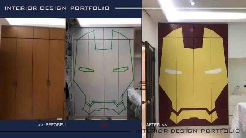 嘉約室內設計有限公司 - 老舊櫃子外觀重新噴漆