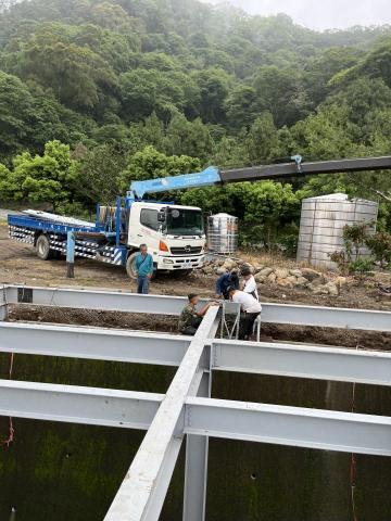 宏峻起重工程行 - 水里鋼骨吊掛