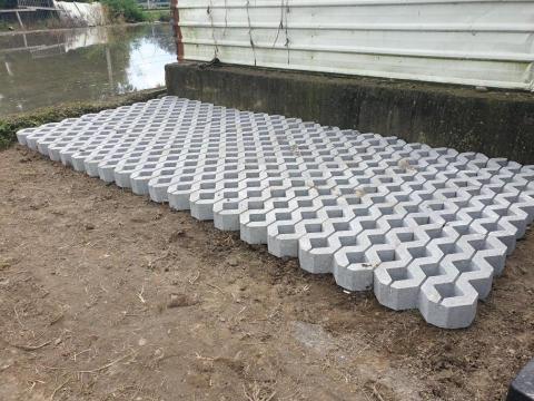 香草熊工坊 - 植草磚舖設