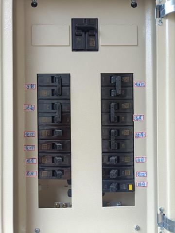 大立工程 - 電箱安裝
無熔絲開關，漏電斷路器安裝