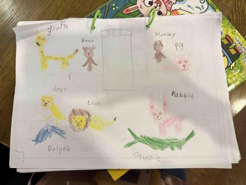 楊子瑩 - 繪畫搭配英文教學，玩樂中認識動物英文