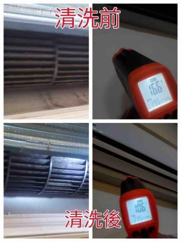 阿爾發空調 - 提供客戶清洗前後對比照片(例5) 阿爾發空調 - 提供客戶清洗前後對比照片(例5)