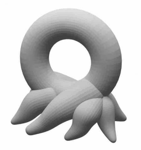 Tanya - 3D建模-裝飾性章魚