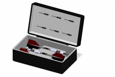 Tanya - 產品設計-建模-飛鏢盒