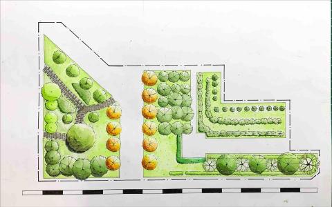 簡楷恩 - 手繪配置圖