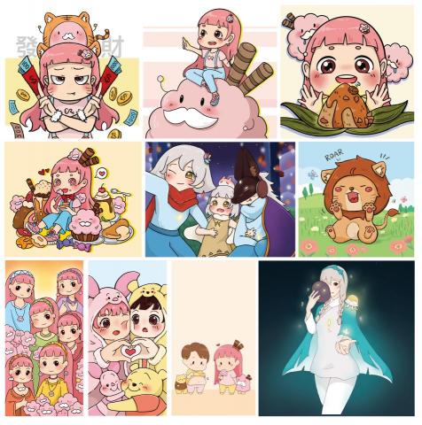 Bassie - 個人自創角色插畫