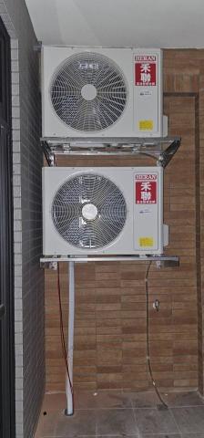 典恆企業社 - 兩台室外機推疊配置方式