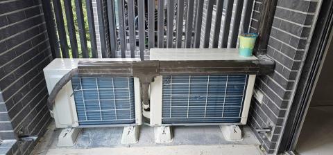 典恆企業社 - 室外機完成照++配管槽