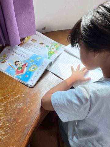 Shan珊珊 - 輔導二升三孩子寫功課