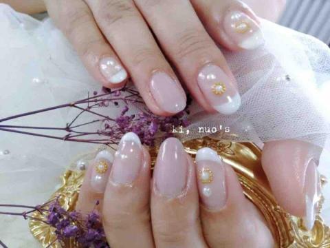 都蘭艾絲美式美甲 - 新娘白色法式美甲