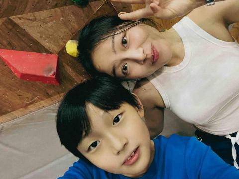 圓一 - 兒童節帶家教弟弟去抱石體驗