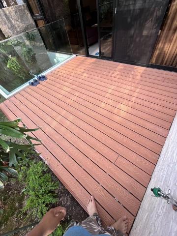 塑木專家-Kai - 戶外露台 YL62柚木色