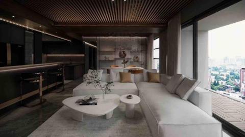 同翕設計有限公司 Themis Design - 新莊 Z宅｜3D渲染