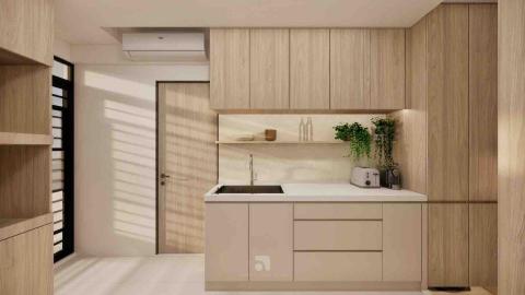 同翕設計有限公司 Themis Design -  士林 W宅｜3D渲染