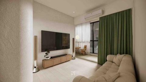 同翕設計有限公司 Themis Design -  士林 W宅｜3D渲染