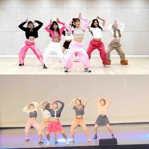 草莓 - 表演練習都會與原影片做對比