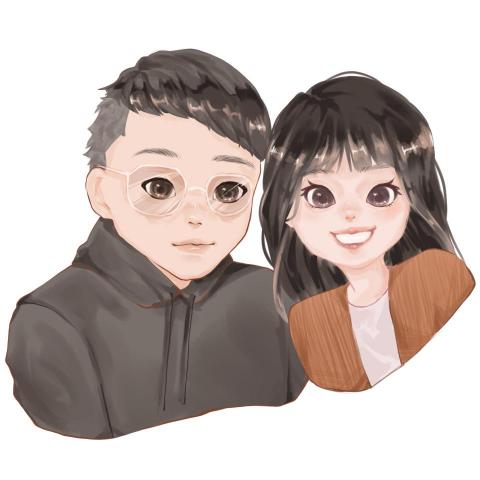 薯薯 - 情侶插畫