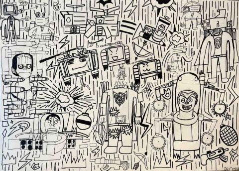 Ivy - 國小六年級-認識藝術家mr.doodle