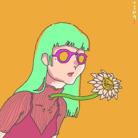 黃庭 - 〈HOT SUMMER〉2019插畫作品