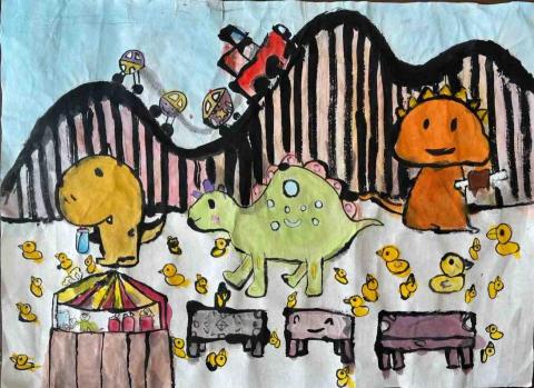 Ivy - 國小一年級-水墨創作