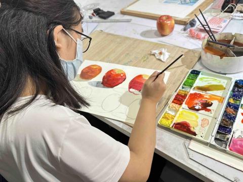 詠荏藝術空間 - 國小六年級水彩基礎