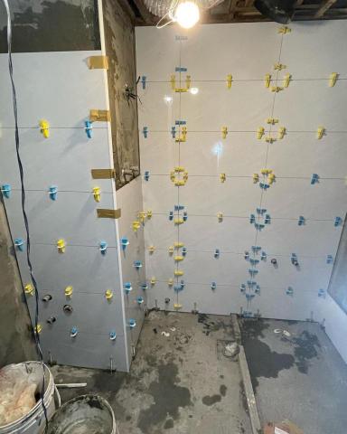 台灣精勤室內裝修工程 - 浴室牆面安裝工程