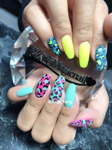 魔幻指～玉芳 - 豹紋款美甲