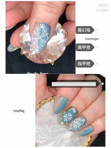 魔幻指～玉芳 - 花磚美甲